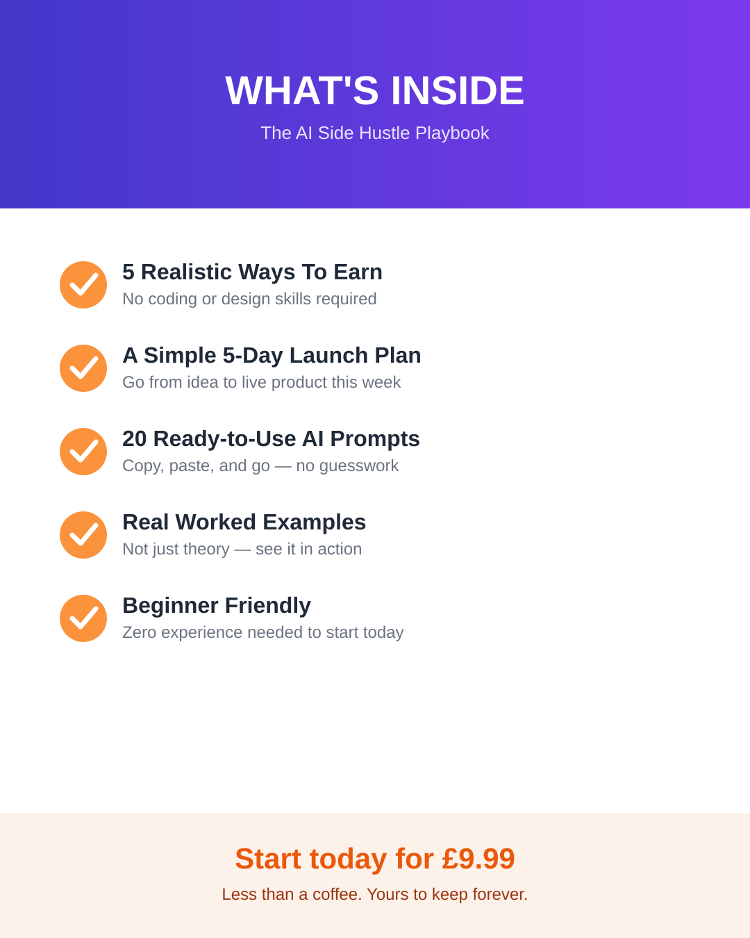 AI Side Hustle Playbook
